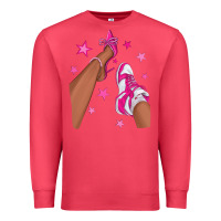 Cardinal afro sneakers and heels Premium Sweatshirt - NancyCooperArtShop