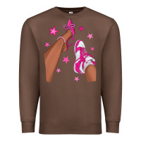 Chestnut afro sneakers and heels Premium Sweatshirt - NancyCooperArtShop