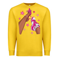 Lemon afro sneakers and heels Premium Sweatshirt - NancyCooperArtShop