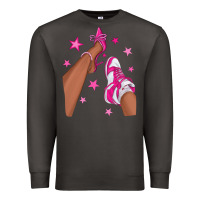 Smoke afro sneakers and heels Premium Sweatshirt - NancyCooperArtShop