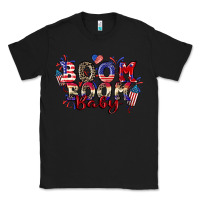 Black Boom boom baby 4th of july Classic Tee - CowGirlArtShop