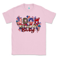 Bubblegum Pink Boom boom baby 4th of july Classic Tee - CowGirlArtShop
