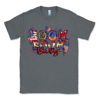 Charcoal Heather Boom boom baby 4th of july Classic Tee - CowGirlArtShop