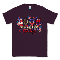 Plum Boom boom baby 4th of july Classic Tee - CowGirlArtShop