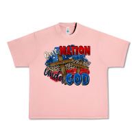 Salmon one nation under god Urban Heavy Tee - Zillion Design Studio