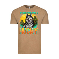 Vintage Coffee life is better with a husky Vintage Tee - texasbilliewilder