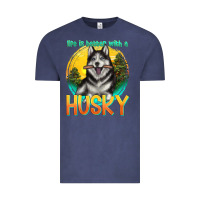Vintage Denim life is better with a husky Vintage Tee - texasbilliewilder