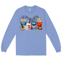 Colony Blue music teacher coffee cups Long Sleeve Tee - Zillion Design Studio