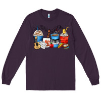 Plum music teacher coffee cups Long Sleeve Tee - Zillion Design Studio