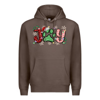 Coffee joy with dog paw Premium Hoodie - MaliasSmallBusiness