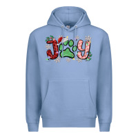Colony Blue joy with dog paw Premium Hoodie - MaliasSmallBusiness