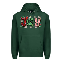 Sports Green joy with dog paw Premium Hoodie - MaliasSmallBusiness