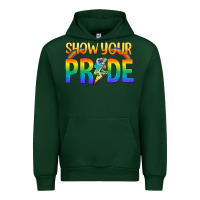 Forest Green Lgbtq Show Your Pride With Rainbow Urban Hoodie - BundleAndBundleShop