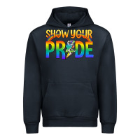Navy Lgbtq Show Your Pride With Rainbow Urban Hoodie - BundleAndBundleShop
