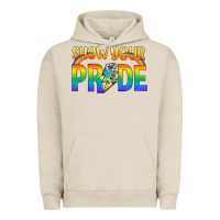 Pigment French Oak Lgbtq Show Your Pride With Rainbow Urban Hoodie - BundleAndBundleShop