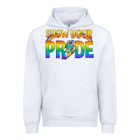 White Lgbtq Show Your Pride With Rainbow Urban Hoodie - BundleAndBundleShop