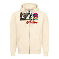 Sandshell love autism Zipper Hoodie - CowhideDigitalArt