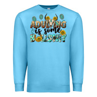 Ocean Blue adulting is some bullshit Premium Sweatshirt - NancyCooperArtShop