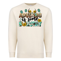 Sandshell adulting is some bullshit Premium Sweatshirt - NancyCooperArtShop