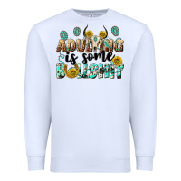 White adulting is some bullshit Premium Sweatshirt - NancyCooperArtShop