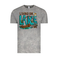 Cloud Rock living on lake time Vintage Tee - texasbilliewilder