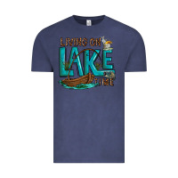Vintage Denim living on lake time Vintage Tee - texasbilliewilder