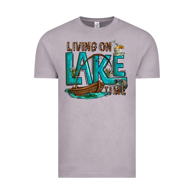 Living On Lake Time Vintage Tee by texasbilliewilder | Teevron