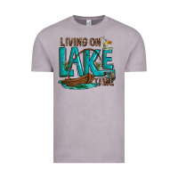 Vintage Zinc living on lake time Vintage Tee - texasbilliewilder