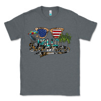 Charcoal Heather hello summer Classic Tee - SublimationCraftShop