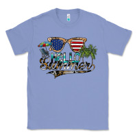 Colony Blue hello summer Classic Tee - SublimationCraftShop