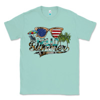Seafoam hello summer Classic Tee - SublimationCraftShop