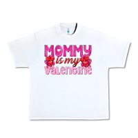 White mommy is valentine Urban Heavy Tee - texasbilliewilder