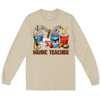 Mushroom music teacher coffee cups Long Sleeve Tee - Zillion Design Studio