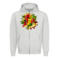 Dove Grey juneteenth sunflower Zipper Hoodie - HRA Design Shop