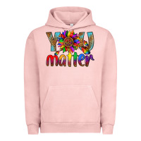 Pigment Salmon Lgbtq You Matter With Leopard Urban Hoodie - BundleAndBundleShop