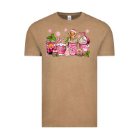 Vintage Coffee pink christmas coffee cups Vintage Tee - Zillion Design Studio