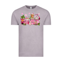 Vintage Zinc pink christmas coffee cups Vintage Tee - Zillion Design Studio