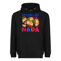 Black empanada or nada Heavyweight Hoodie - AdoDesignShop