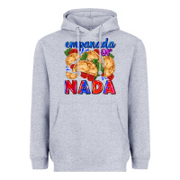 Heather Grey empanada or nada Heavyweight Hoodie - AdoDesignShop