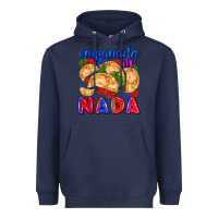 Navy empanada or nada Heavyweight Hoodie - AdoDesignShop