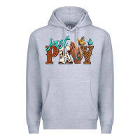 Heather Grey just pray Premium Hoodie - NancyCooperArtShop