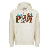 Oatmeal Heather just pray Premium Hoodie - NancyCooperArtShop