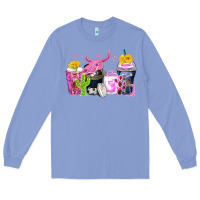 Colony Blue neon western coffee cups Long Sleeve Tee - Zillion Design Studio