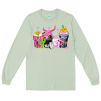 Matcha neon western coffee cups Long Sleeve Tee - Zillion Design Studio