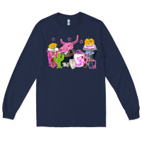 Navy neon western coffee cups Long Sleeve Tee - Zillion Design Studio