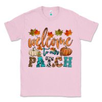 Bubblegum Pink welcome to our patch Classic Tee - HRA Design Shop