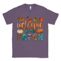 Lavender welcome to our patch Classic Tee - HRA Design Shop