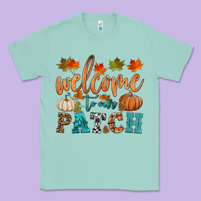 Welcome To Our Patch Classic Tee Designed By Hra Design Shop