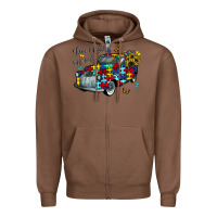 Chestnut love needs no words Zipper Hoodie - CowhideDigitalArt