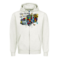 Oatmeal Heather love needs no words Zipper Hoodie - CowhideDigitalArt